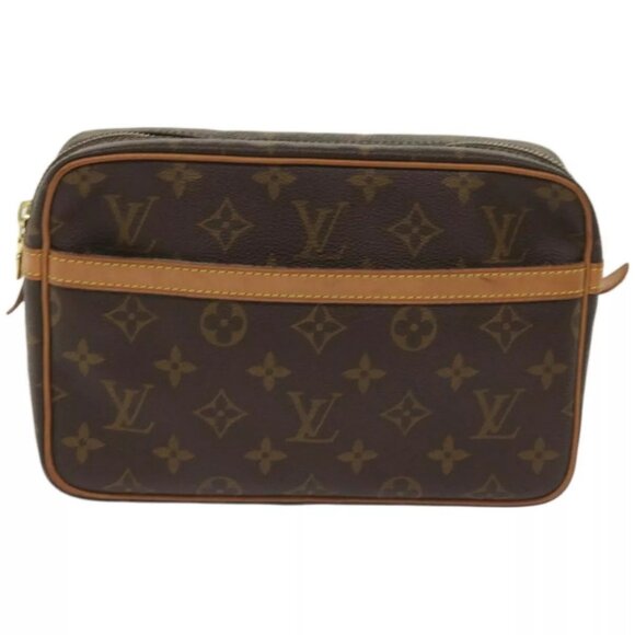 LOUIS VUITTON Monogram Compiegne 23 Clutch Bag M51847 LV Auth - Picture 16 of 16